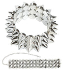 Spiked Choker & Bracelet