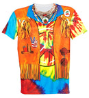 Hippie  Photorealistic Sublimation Printed T-Shirt 