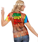 Hippie  Photorealistic Sublimation Printed T-Shirt 