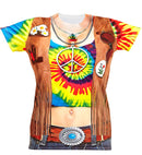 Hippie  Photorealistic Sublimation Printed T-Shirt 