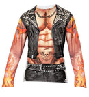 Rocker / Biker  Photorealistic Sublimation Printed T-Shirt 