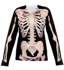 Skeleton Woman  Long Sleeve T-Shirt 