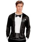 Tuxedo  Photorealistic Sublimation Printed Long Sleeve T-Shirt 