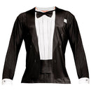 Tuxedo  Photorealistic Sublimation Printed Long Sleeve T-Shirt 