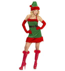 Santa'S Little Helper Elf  Dress, Belt, Hat 