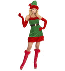 Santa'S Little Helper Elf  Dress, Belt, Hat 