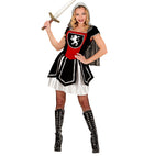 Royal Knight  Dress With Hooded Cape 