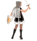 Royal Knight  Dress With Hooded Cape 