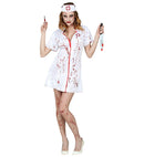 Zombie Nurse  Dress, Headpiece 