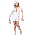 Zombie Nurse  Dress, Headpiece 