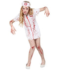 Zombie Nurse  Dress, Headpiece 