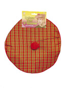 Tam O Shanter Adult Red Tartan Hat Scottish Cap with Ginger Hair 3