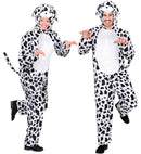 Funny Dalmatian  Hooded Jumpsuit With Mask 