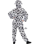 Funny Dalmatian  Hooded Jumpsuit With Mask 