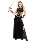 Knight  Hooded Dress, Arm Bands 