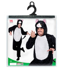Funny Cat  Hooded Jumpsuit With Mask 