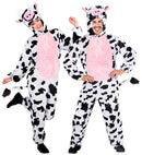 Funny Cow  Hooded Jumpsuit With Mask 