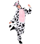 Funny Cow  Hooded Jumpsuit With Mask 