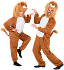 Funny Lion  Hooded Jumpsuit With Mask 
