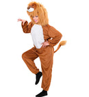 Funny Lion  Hooded Jumpsuit With Mask 