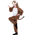 Funny Tiger  Hooded Jumpsuit With Mask 