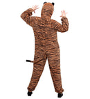 Funny Tiger  Hooded Jumpsuit With Mask 
