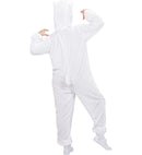 Funny Polar Bear  Hooded Jumpsuit With Mask 