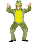 Funny Frog  Hooded Jumpsuit With Mask 