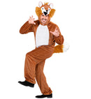Funny Fox  Hooded Jumpsuit With Mask 