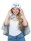 Baby Owl Plush Cape for Adults Cozy and Enchanting Costume Wrap 2
