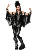 Fever Rockstar Costume Jumpsuit with Bat Wings 1