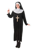 Nun Adult Costume Plus Size Black Robes