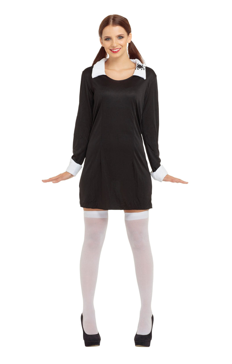 Womens Creepy School Girl Adult Costume Female Halloween_1 AC149