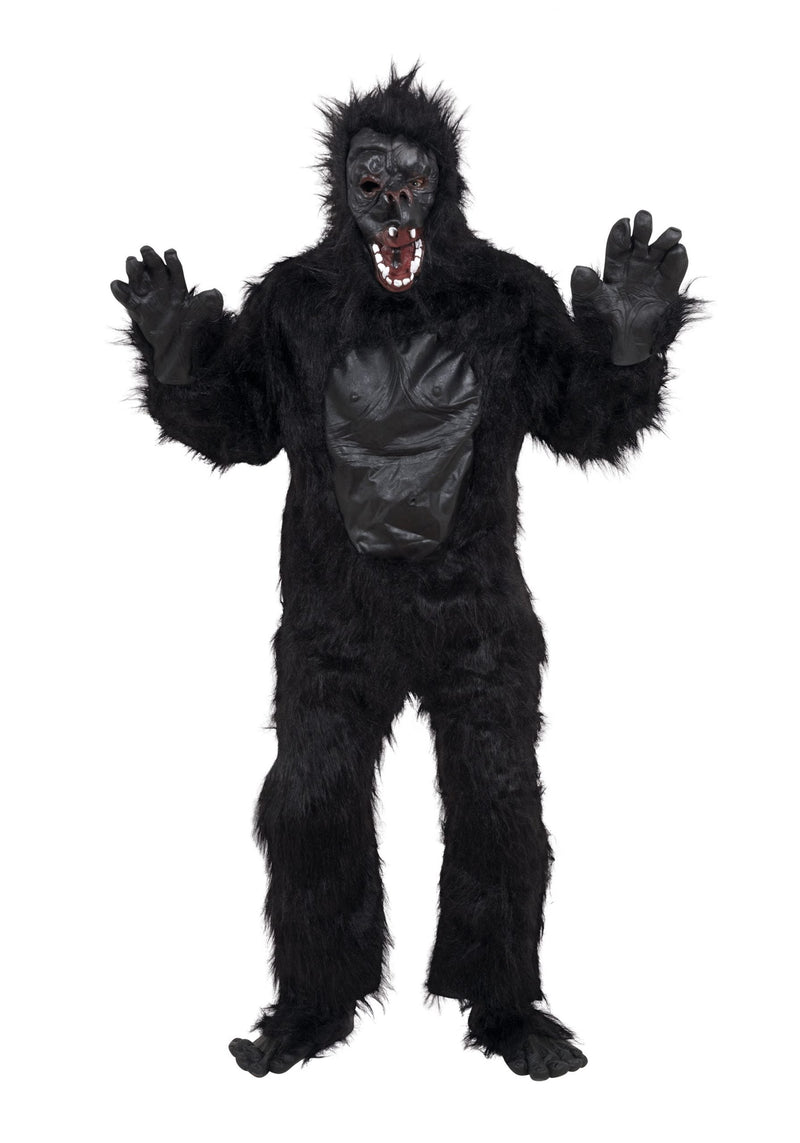 Gorilla Costume & Rubber Chest Adult Unisex_1 AC235