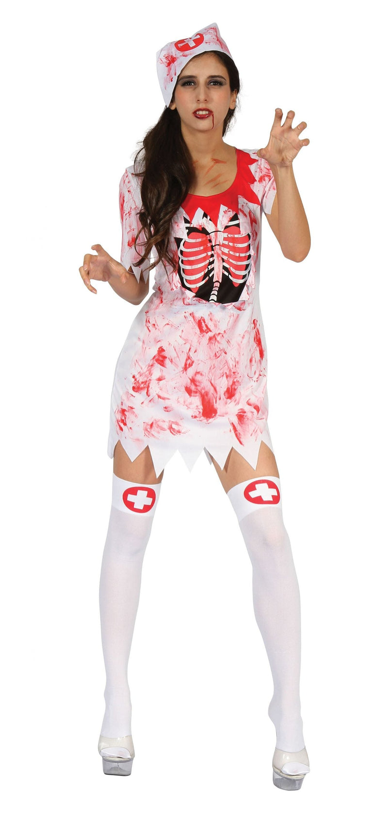 Bloody Nurse Adult Costume Female Uk Size 10 14_1 AC267