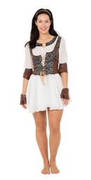 Medieval Huntress Adult Costume Female Uk Size 10 14_1 AC309