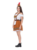 Womens Geman Country Bar Girl Adult Costume Oktoberfest Dress