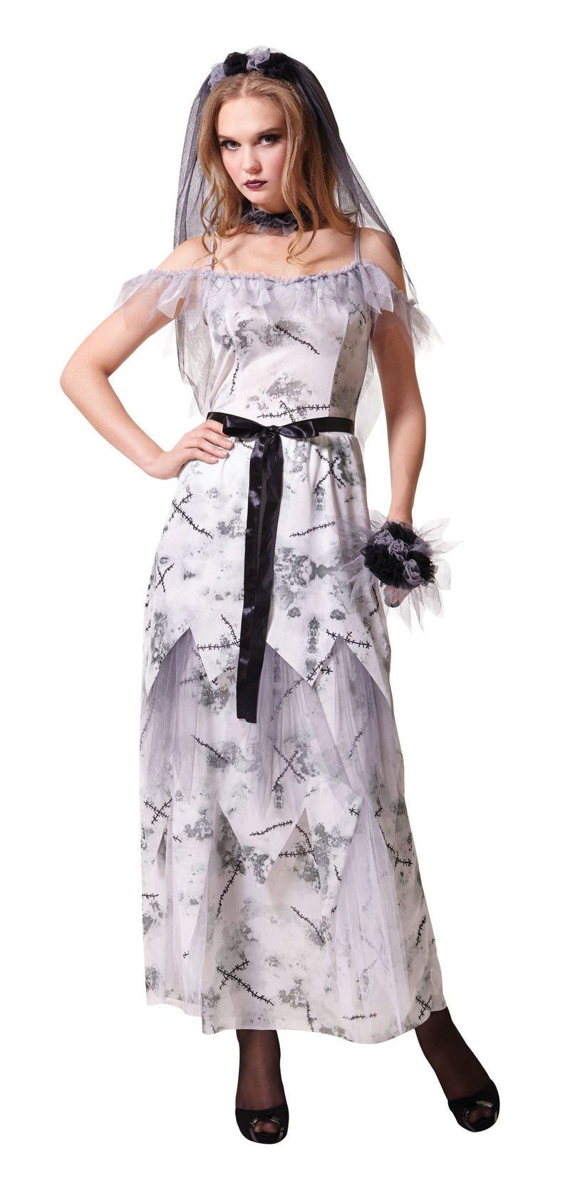 Womens Zombie Corpse Bride Adult Costume Female Halloween_1 AC655