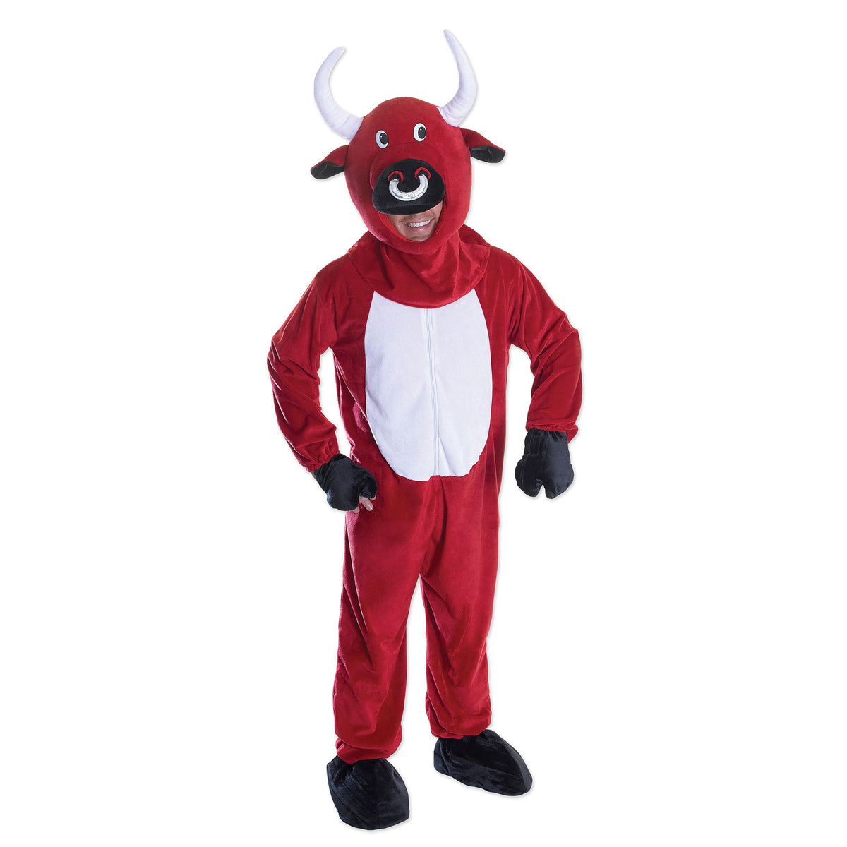 Red Bull Big Head Adult Costume Unisex Red Bull Big Head Adult Costume Unisex