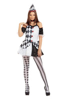 Womens Harlequin Female Adult Costume Halloween_1 AC955