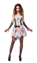 Skeleton Bride Grey White Adult Costume Female_1 AF027
