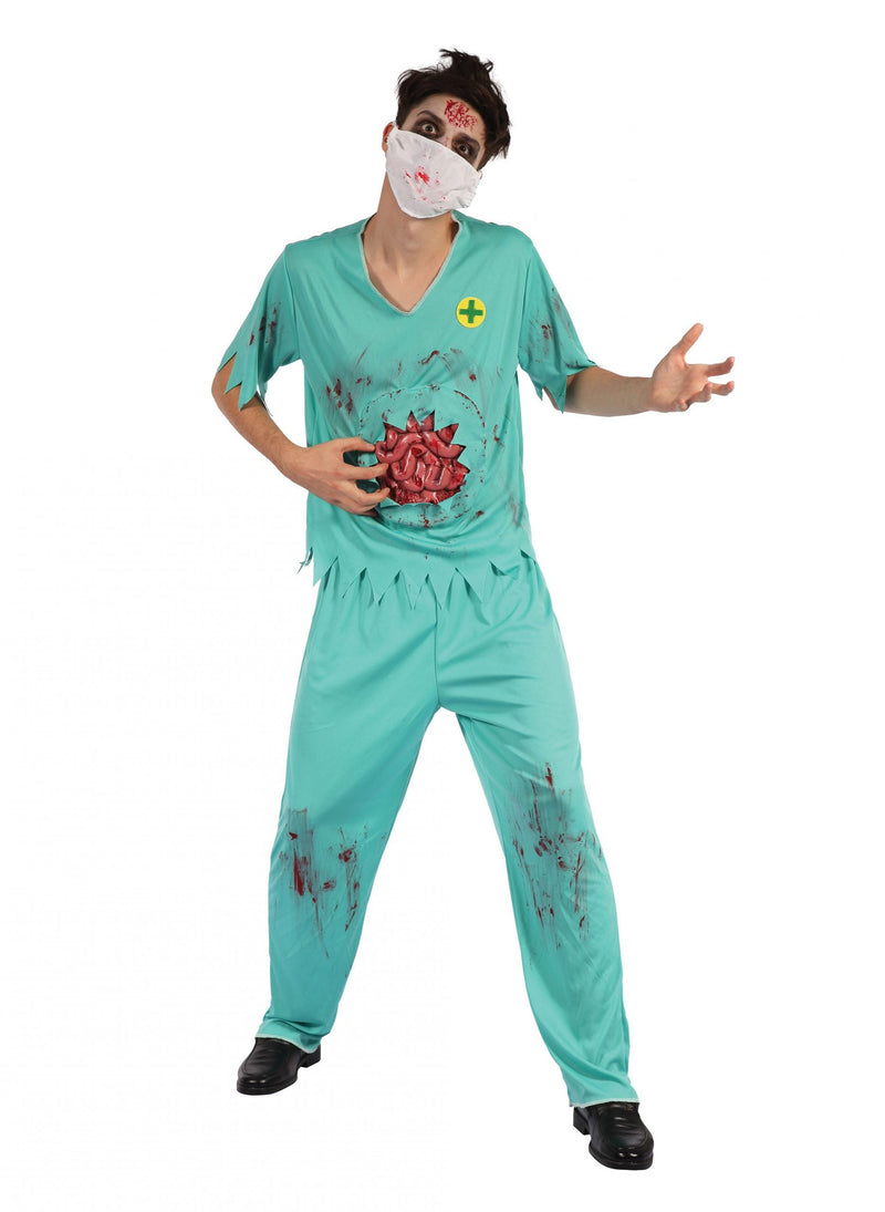 Zombie Surgeon Man Adult Costume Male_1 AF034