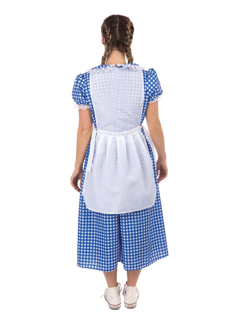 Country Girl Adult Dorothy Dress and Apron Costume