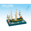 Sails of Glory Ship Pack HMS Protee 1780 HMS Argonaut 1782 Board Game 1
