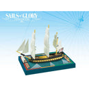 Sails of Glory Ship Pack HMS Africa 1781 HMS Vigilant 1774 Board Game 1