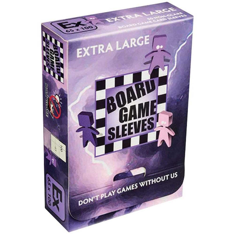 Board Game Sleeves Non Glare- Extra Large (fits cards of 65x100mm)