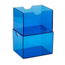 UNIT Dragon Shield Strongbox 100 Card Deck Box Clear Blue Gaming Accessory by Arcane Tinmen 6