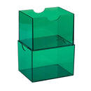UNIT Dragon Shield Strongbox 100 Card Deck Box Clear Green Gaming Accessory by Arcane Tinmen 6