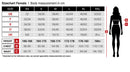 Widmann Adult Female Costume Size Chart