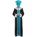 Alien Costume Child Blue Robe and Mask 1